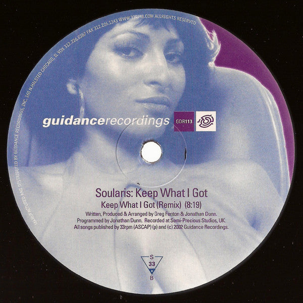 Soularis : Keep What I Got (12")