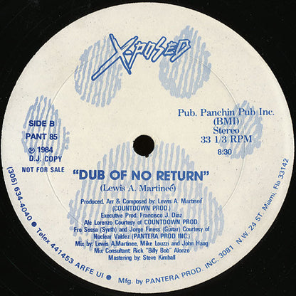 X-Posed : Point Of No Return (12", Promo)