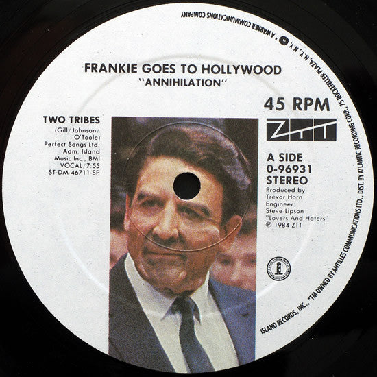 Frankie Goes To Hollywood : Two Tribes (Annihilation) (12", Single, Isl)