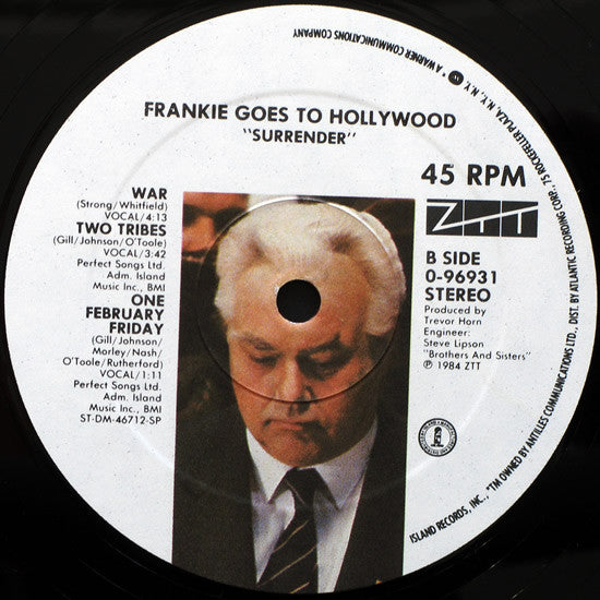 Frankie Goes To Hollywood : Two Tribes (Annihilation) (12", Single, Isl)