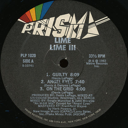 Lime (2) : Lime 3 (LP, Album)