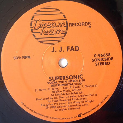 J.J. Fad : Supersonic (12")