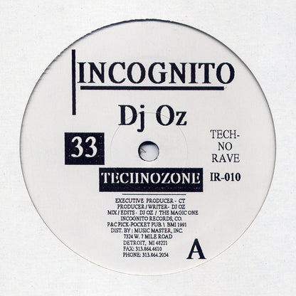 DJ Oz : Technozone / Alternative (12")