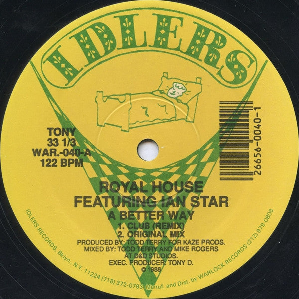 Royal House Featuring Ian Star : A Better Way (12")
