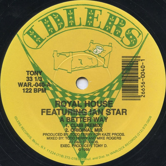 Royal House Featuring Ian Star : A Better Way (12")