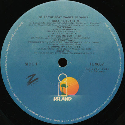 Various : Seize The Beat (Dance Ze Dance) (LP, Album, Comp)