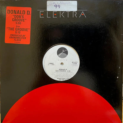 Donald D.* : Don's Groove (12", Promo)