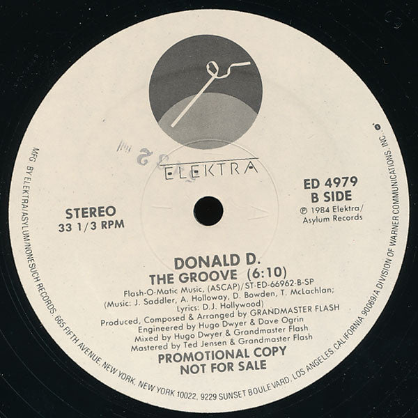 Donald D.* : Don's Groove (12", Promo)