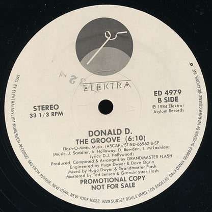 Donald D.* : Don's Groove (12", Promo)