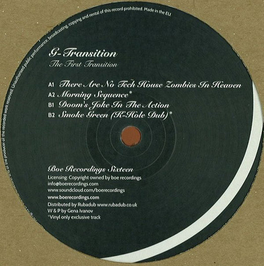 G-Transition : The First Transition (12")
