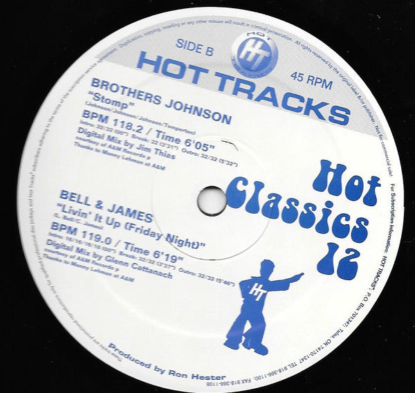 Various : Hot Classics Twelve (3x12", Comp, Promo)