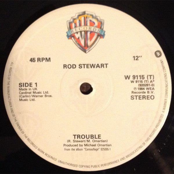 Rod Stewart : Trouble (12")