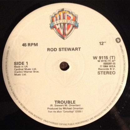 Rod Stewart : Trouble (12")