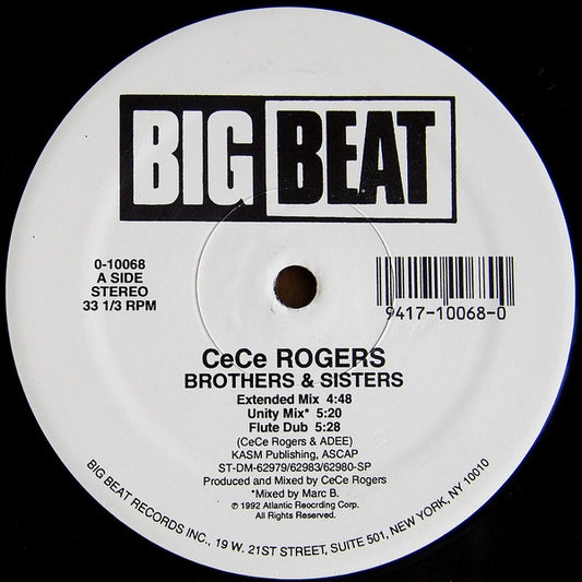 CeCe Rogers* : Brothers & Sisters (12")