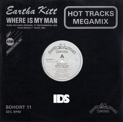 Eartha Kitt : Where Is My Man (Hot Tracks Megamix) (12")
