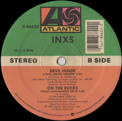 INXS : Devil Inside (Re-Mix Version) (12", Single)