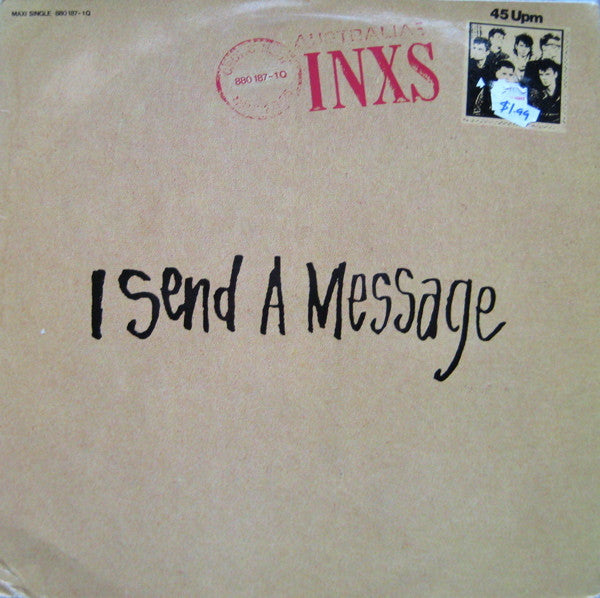 INXS : I Send A Message (12", Maxi)