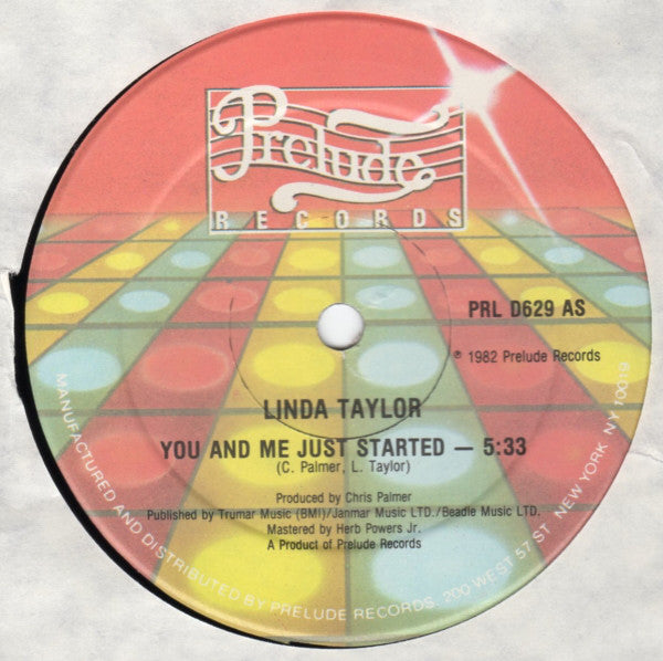 Linda Taylor : You And Me Just Started (12", Hau)