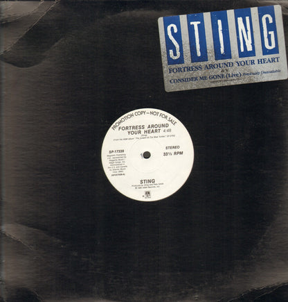 Sting : Fortress Around Your Heart (12", Promo)
