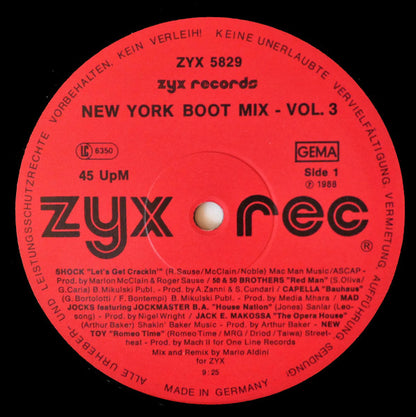 Various : New York Boot Mix Vol. 3 (12", Mixed)
