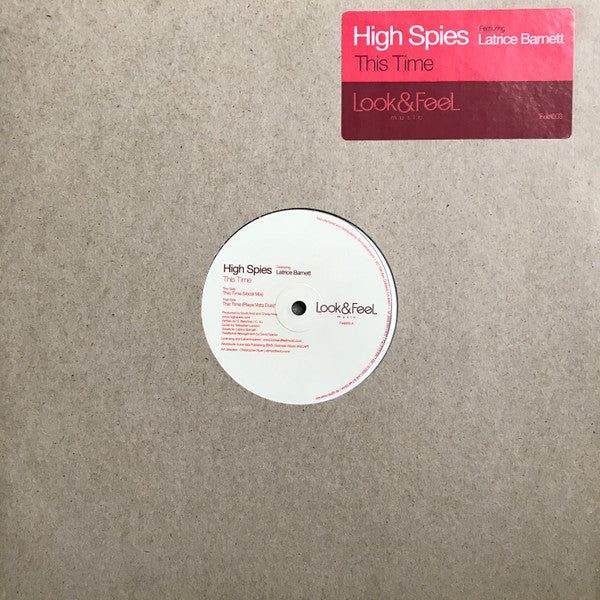 High Spies Featuring Latrice Barnett : This Time (12")