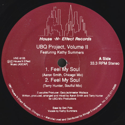 UBQ Project Featuring Kathy Summers : Volume II (12")