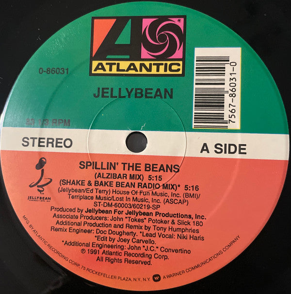 Jellybean* : Spillin' The Beans (12")