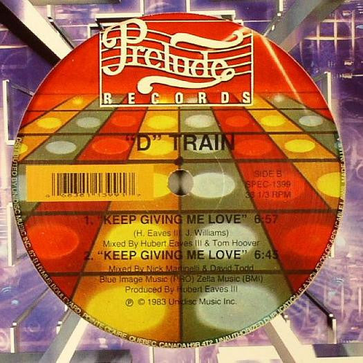 "D" Train* : You're The One For Me (Remix) / Keep Giving Me Love (12", RE, Flu)
