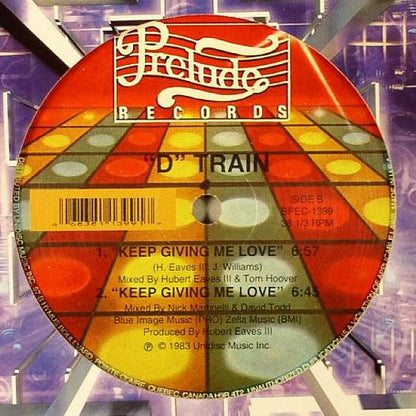 "D" Train* : You're The One For Me (Remix) / Keep Giving Me Love (12", RE, Flu)