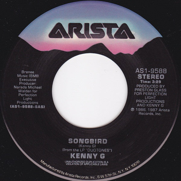 Kenny G (2) : Songbird (7", Single)