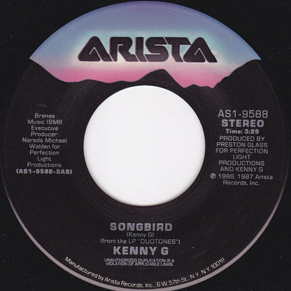 Kenny G (2) : Songbird (7", Single)
