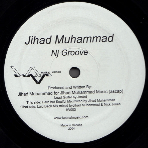 Jihad Muhammad : Nj Groove (12")