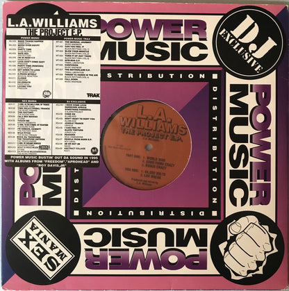 L.A. Williams : The Project E.P. (12", EP)