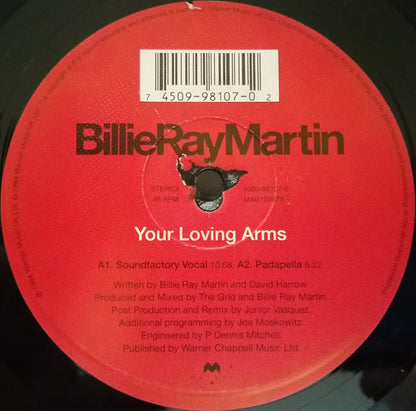 Billie Ray Martin : Your Loving Arms (12", #2)
