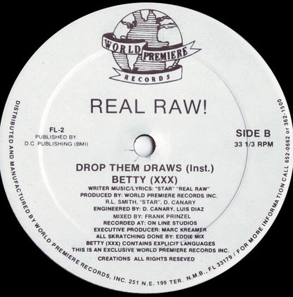 Real Raw! : Drop Them Draws (12")