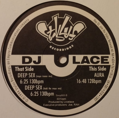 DJ Lace (2) : Aura / Deep Sex (12")