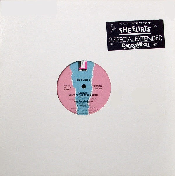 The Flirts : Jukebox (Don't Put Another Dime) (12", Promo)