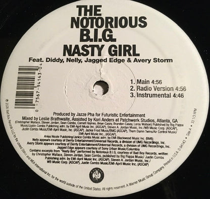 The Notorious B.I.G.* : Nasty Girl (12")