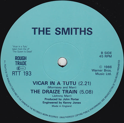 The Smiths : Panic (12", Single, EMI)