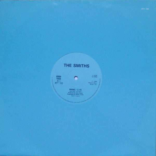 The Smiths : Panic (12", Single, EMI)