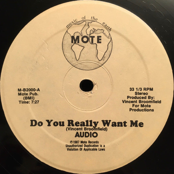 Audio (5) : Do You Really Want Me (12")