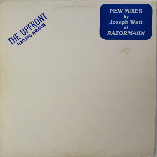 The Upfront* Featuring Adrienne (4) : Dim All The Lights (12", W/Lbl, Blu)