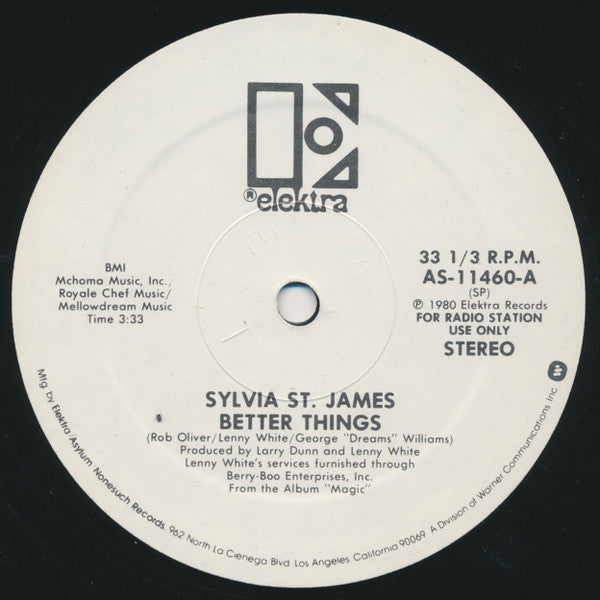 Sylvia St. James : Better Things (12", Promo)