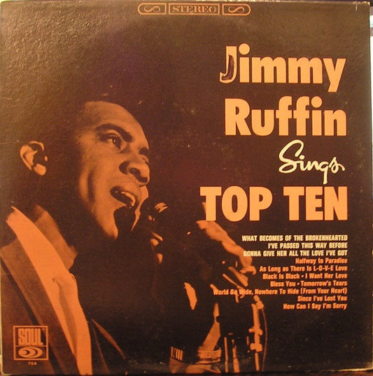 Jimmy Ruffin : Sings Top Ten (LP, Album)