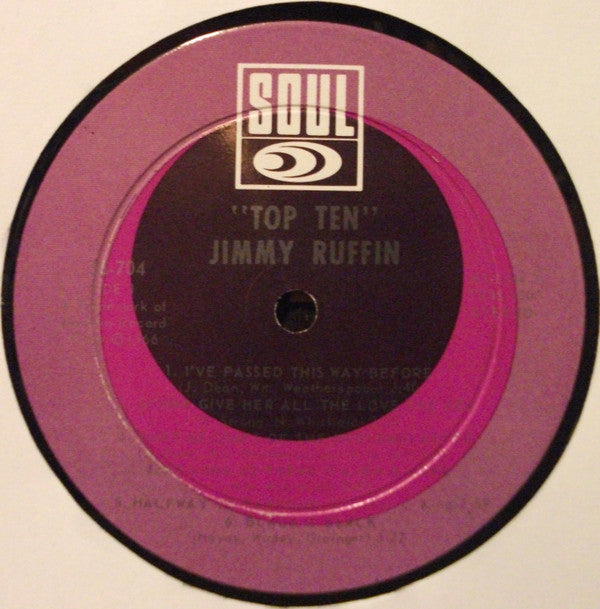Jimmy Ruffin : Sings Top Ten (LP, Album)
