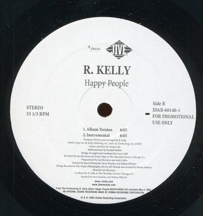 R. Kelly : Happy People (12", Single, Promo)