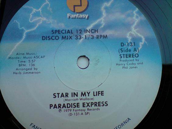 Paradise Express : Star In My Life (12")