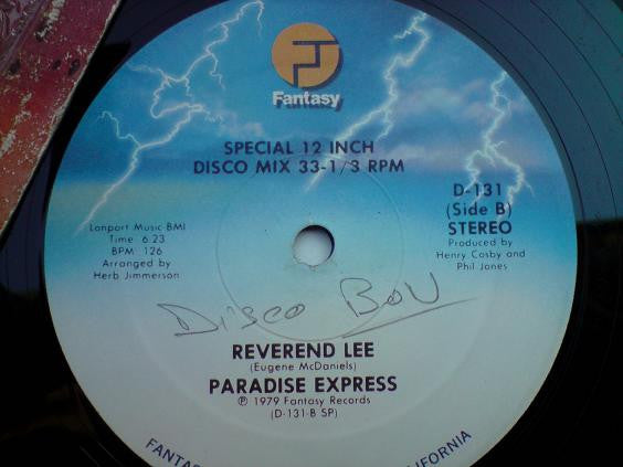 Paradise Express : Star In My Life (12")