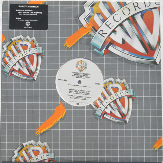 Randy Newman : Political Science (Let's Drop The Big One) (12", Promo)