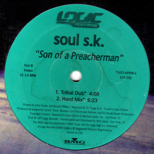 Soul S.K. : Son Of A Preacher Man (12")